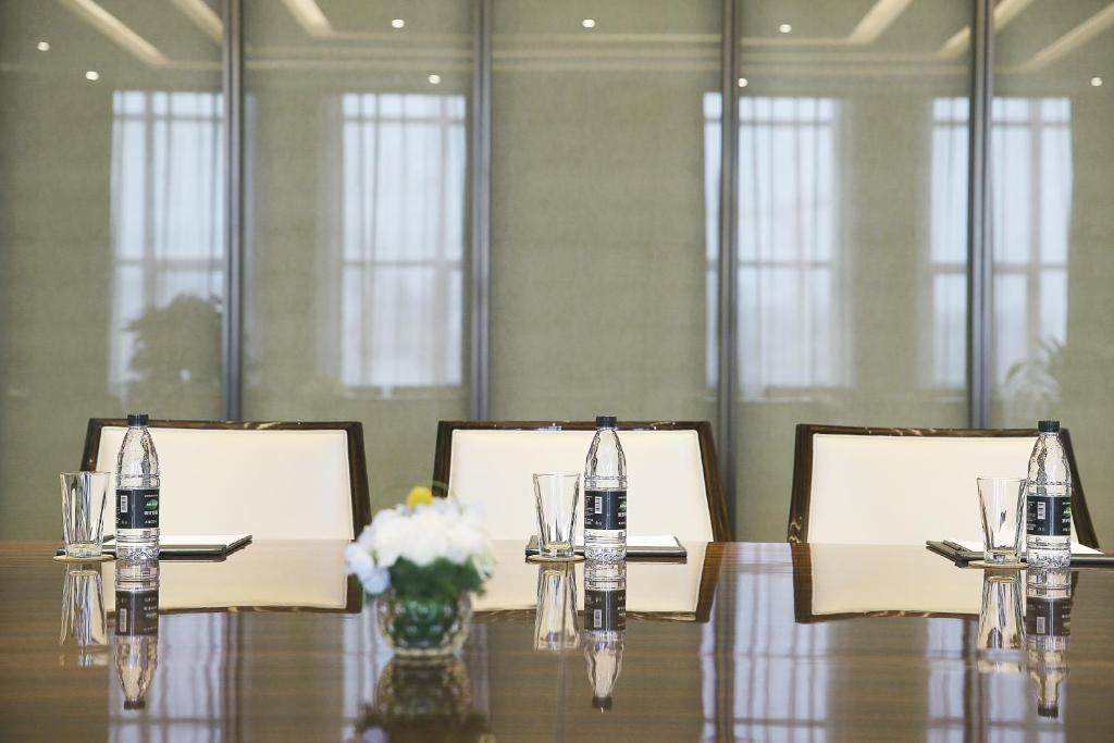 Posezení v ubytování Yinchuan Xifujing Hotel