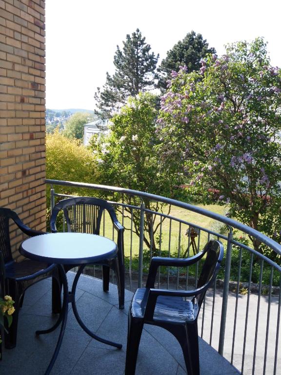 Balkón nebo terasa v ubytování Hotel Haus Hellhohl Garni
