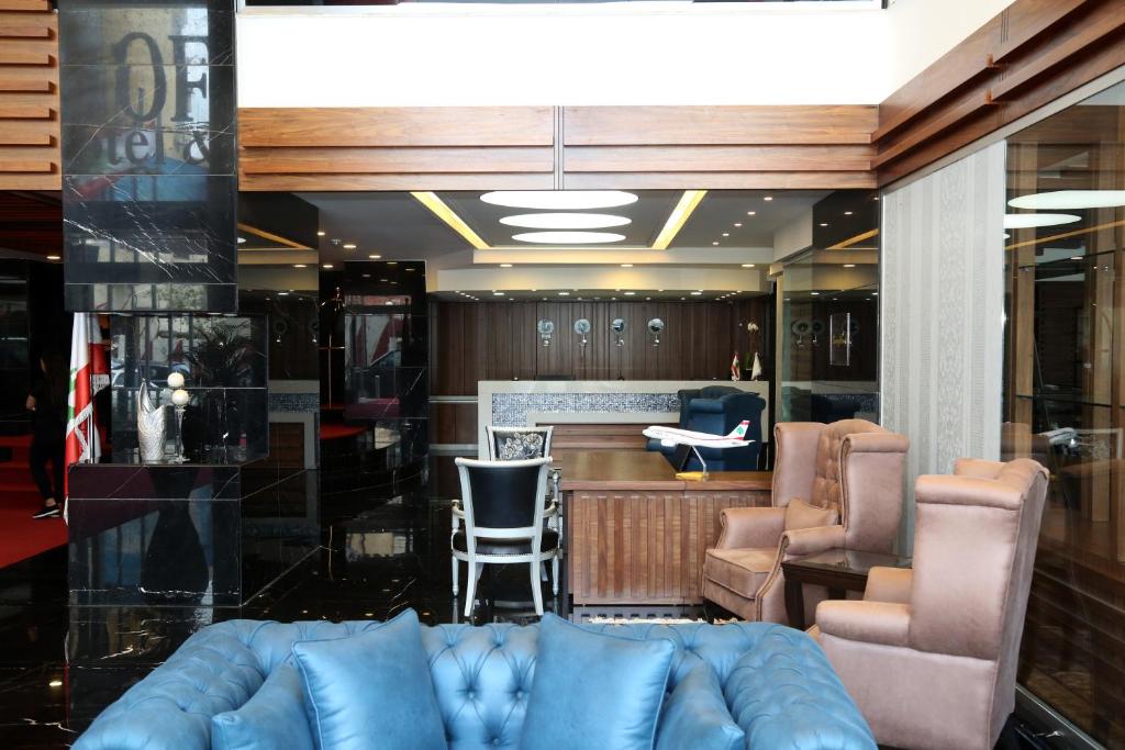 Posezení v ubytování Pearl of Beirut Hotel & Spa