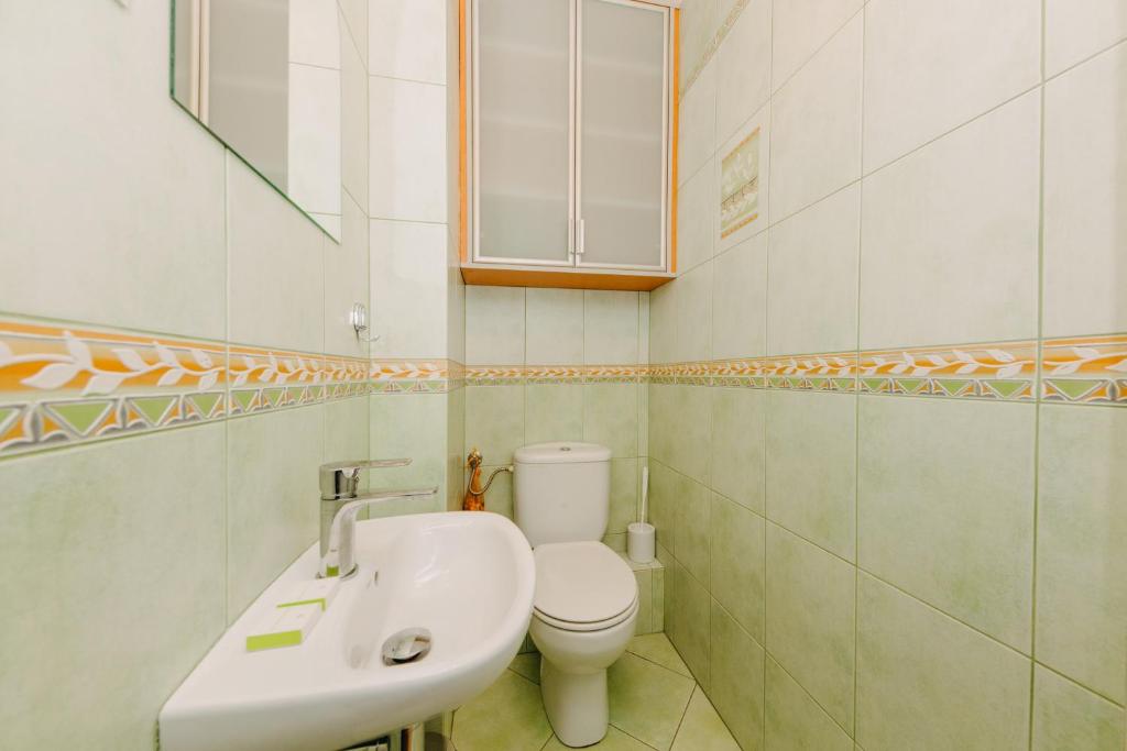 Kúpeľňa v ubytovaní ShortStayPoland Krochmalna (B39)