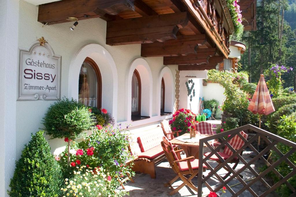 Zahrada ubytování Gästehaus Sissy