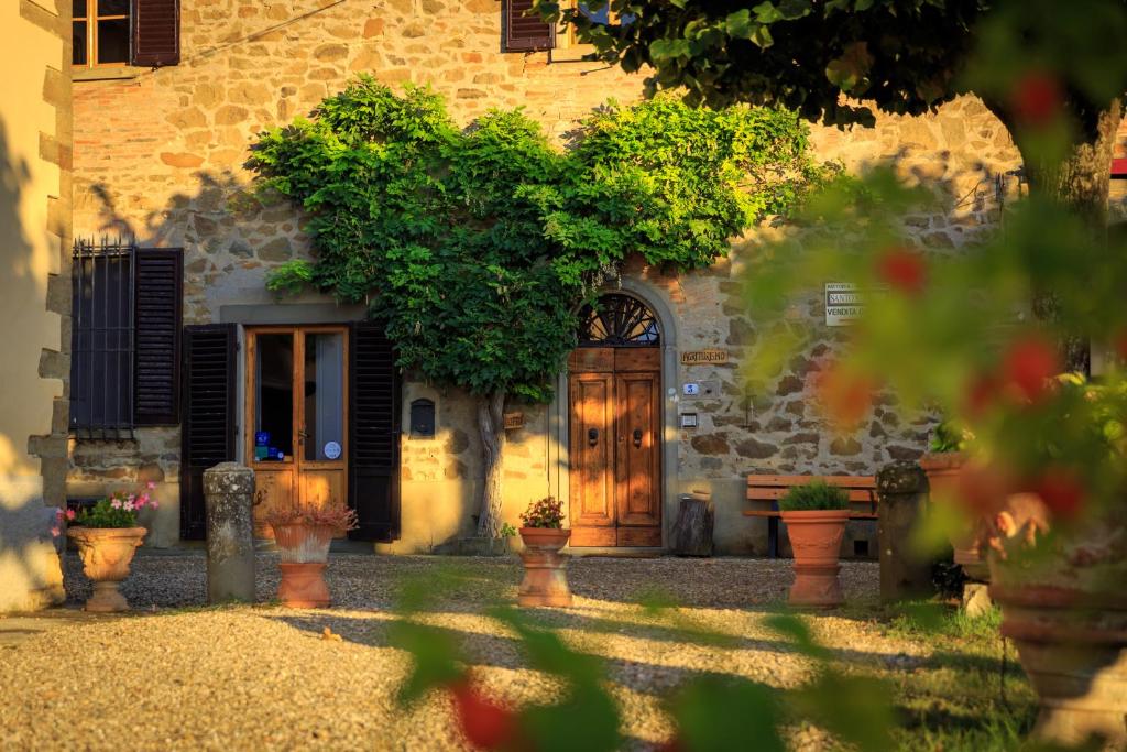 Ogród w obiekcie Agriturismo Fattoria Santo Stefano