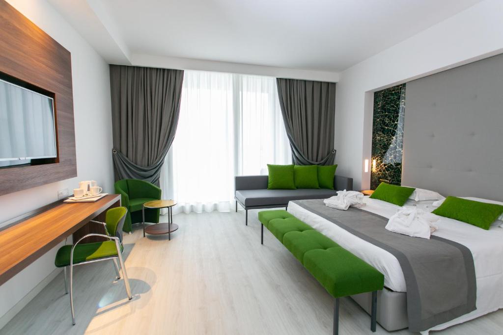Postel nebo postele na pokoji v ubytování Hotel Terme Venezia