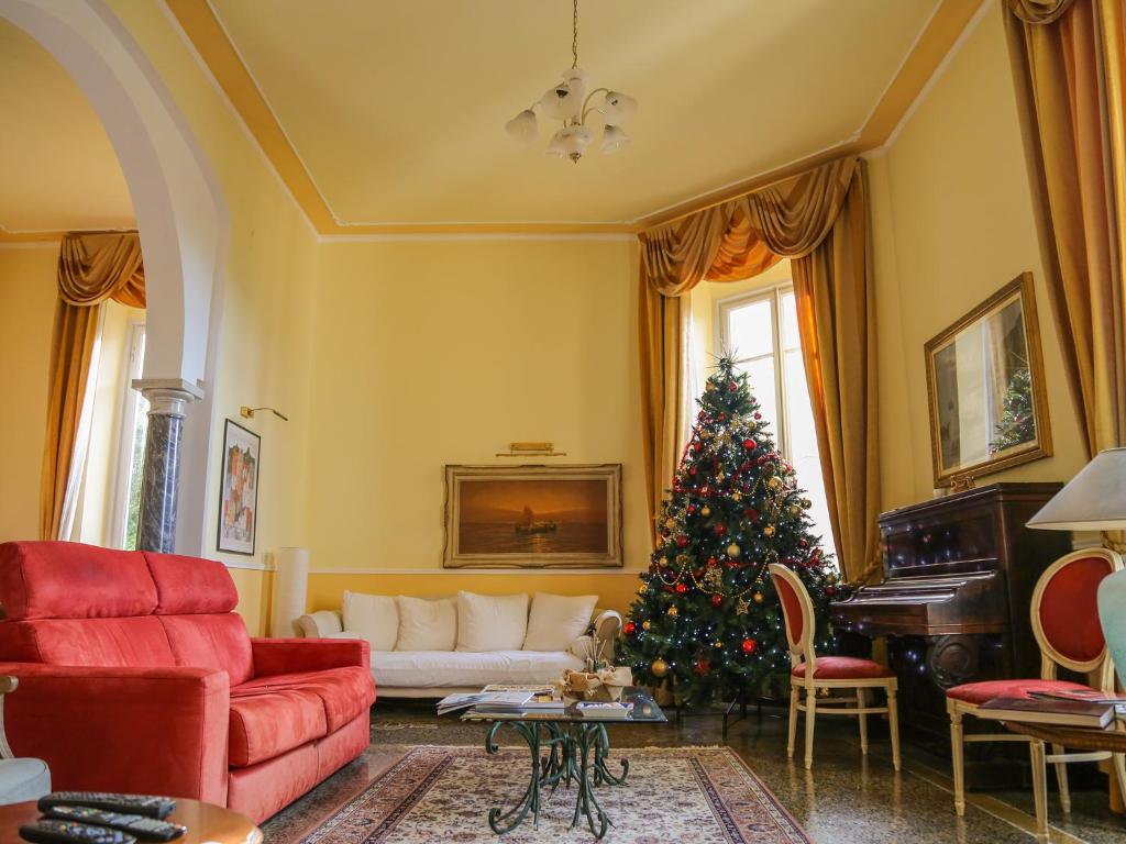 Posezení v ubytování Hotel Delle Rose