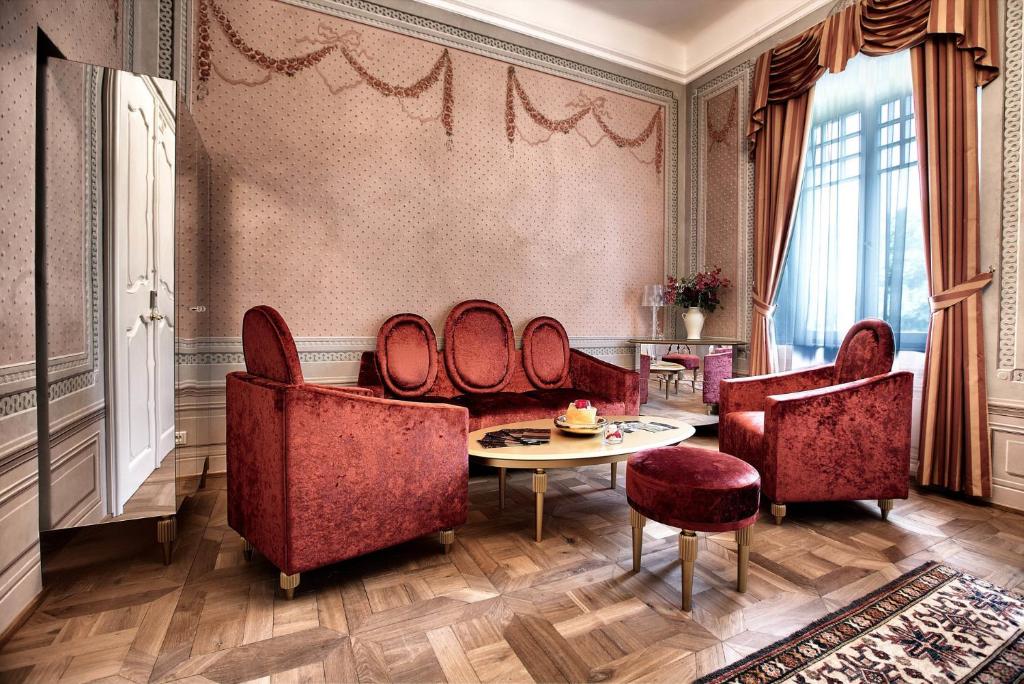 Posezení v ubytování Art Hotel Kaštieľ