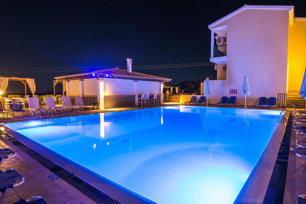 The swimming pool at or close to Corfu Aquamarine Hotel