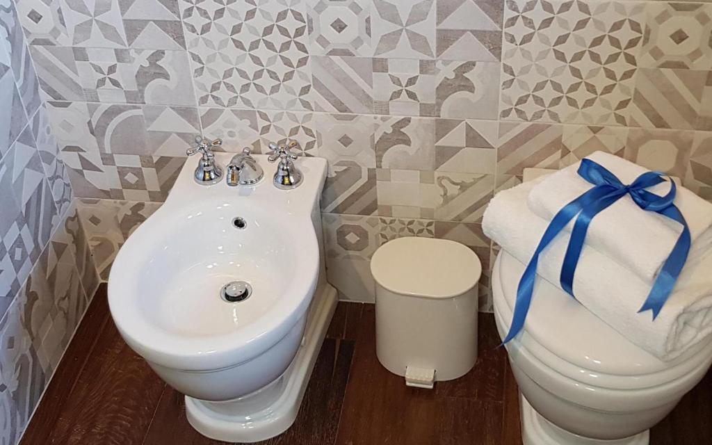 A bathroom at Podere agli Arrighi
