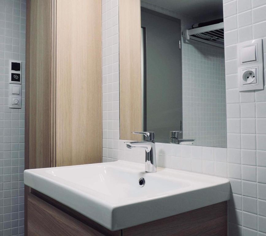 Koupelna v ubytování AP10 - Apartments 4U Březinova "Overnight Simply"