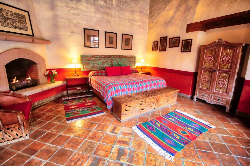 Posezení v ubytování Hotel Casa Encantada