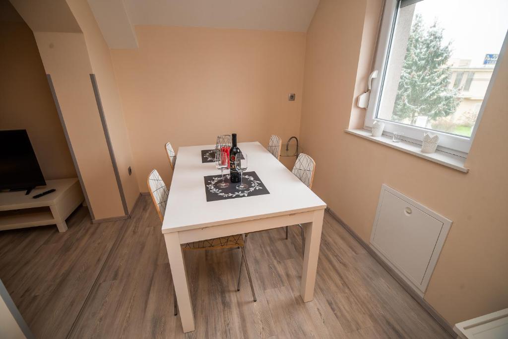 Kuchyň nebo kuchyňský kout v ubytování Apartment Stil near Terme Paradiso