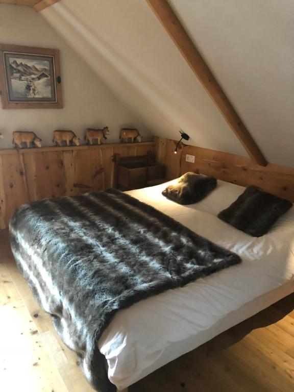 Postel nebo postele na pokoji v ubytování Hôtel Restaurant de la Chaussée