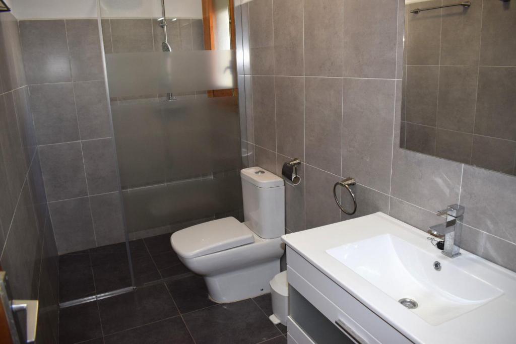 Koupelna v ubytování Villa Salitre
