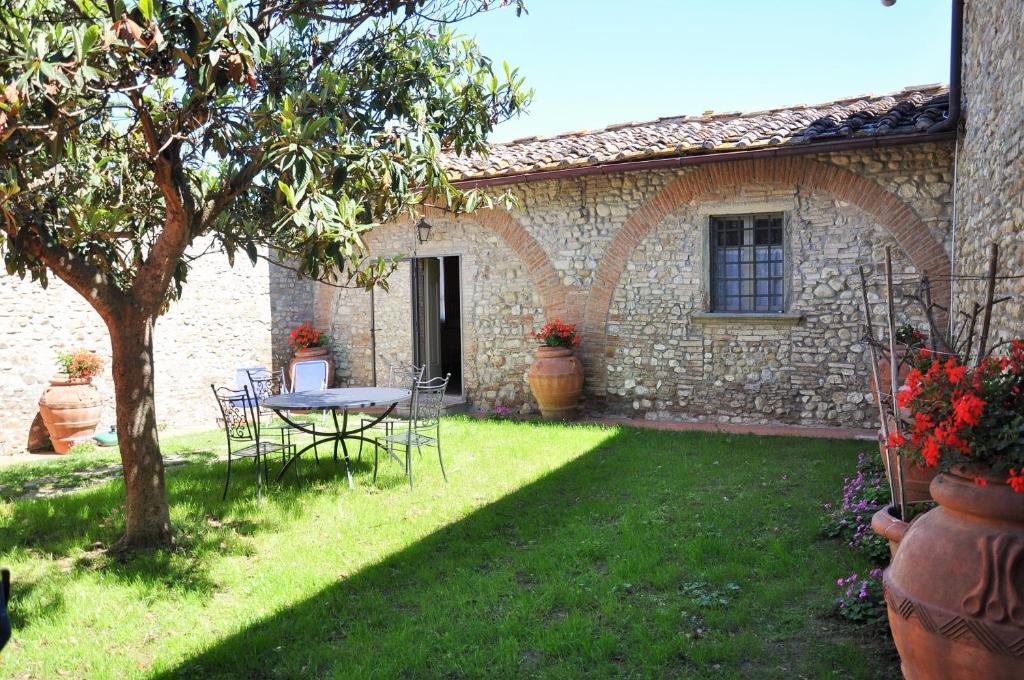A garden outside Agriturismo La Villa Romita