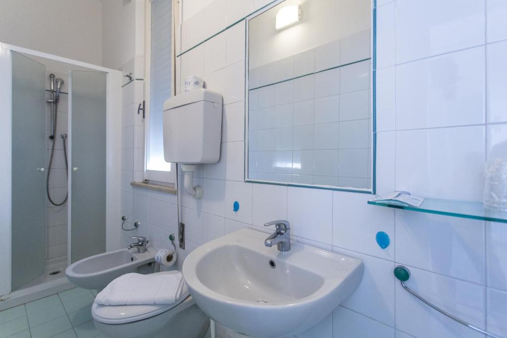 Koupelna v ubytování Hotel Savana