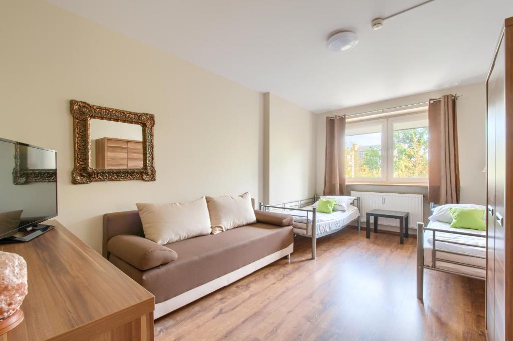 Posezení v ubytování Hostel Krokodyl-Stara Praga