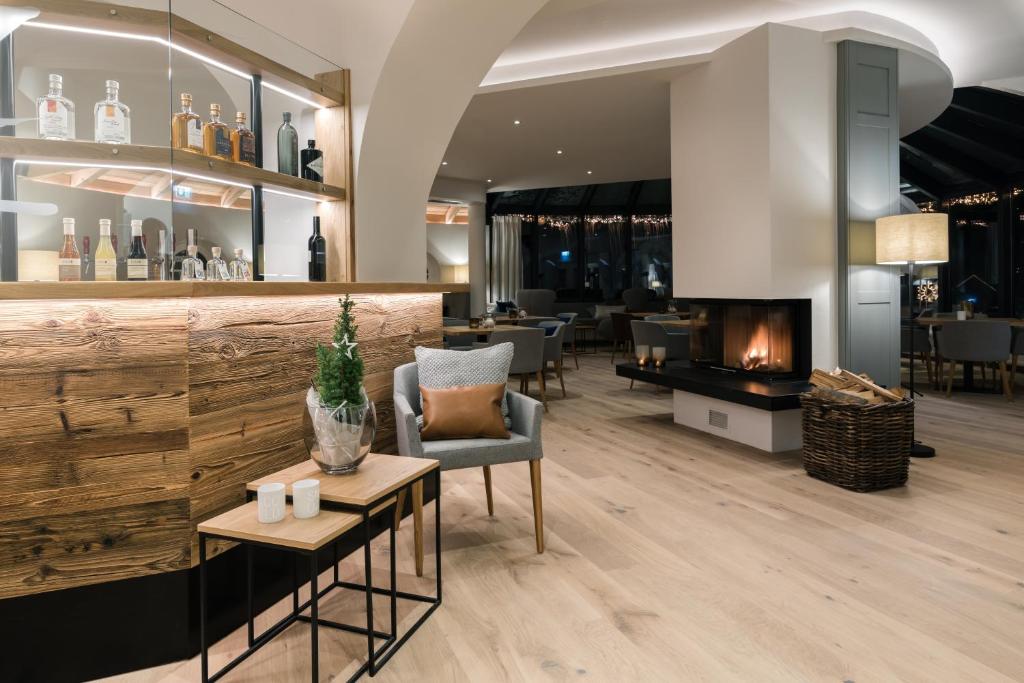 Posezení v ubytování meiZeit Lodge