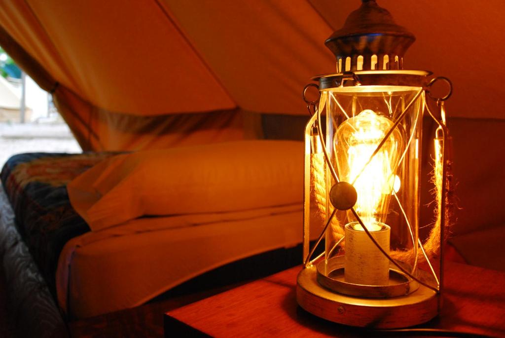 Posezení v ubytování Camping El Roble
