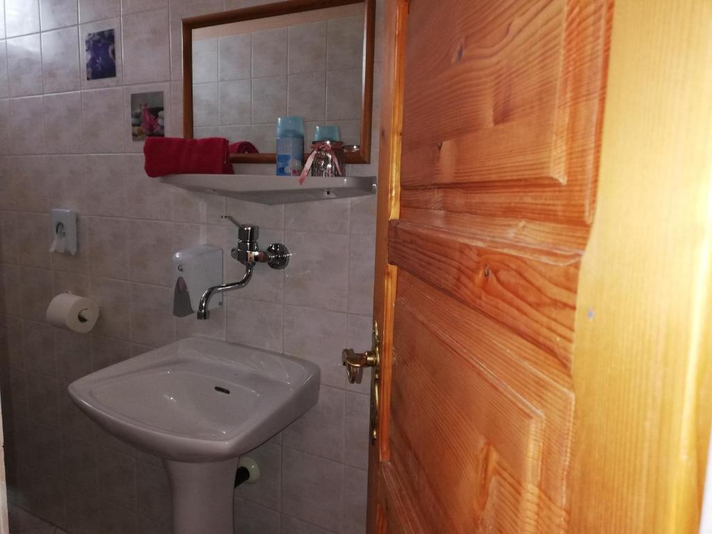 Koupelna v ubytování Penzión U Koníka