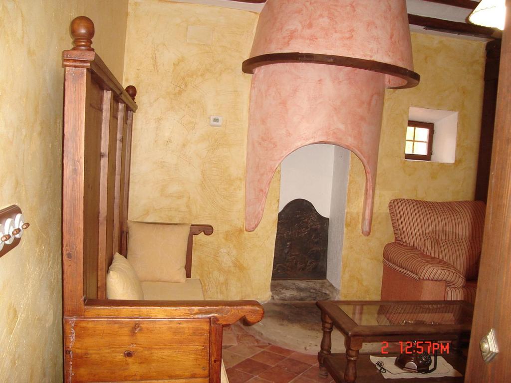 Posezení v ubytování CASA EL AZUD
