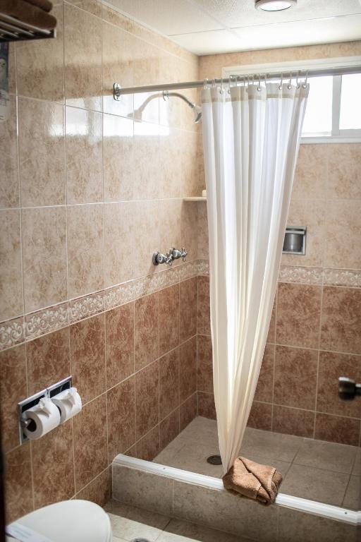 Koupelna v ubytování Hotel Jaragua