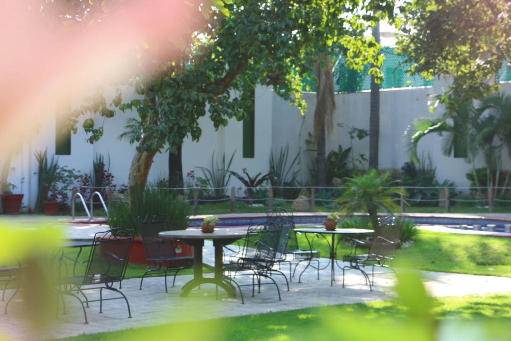 Zahrada ubytování Áurea Hotel and Suites