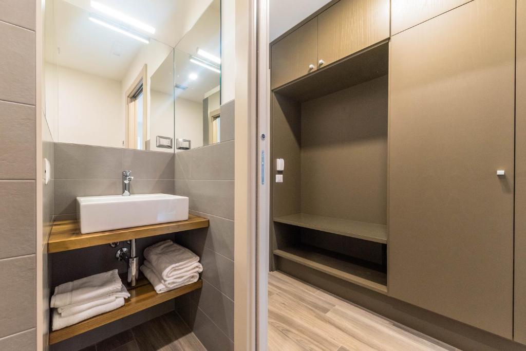 Koupelna v ubytování parina Inn – Locanda