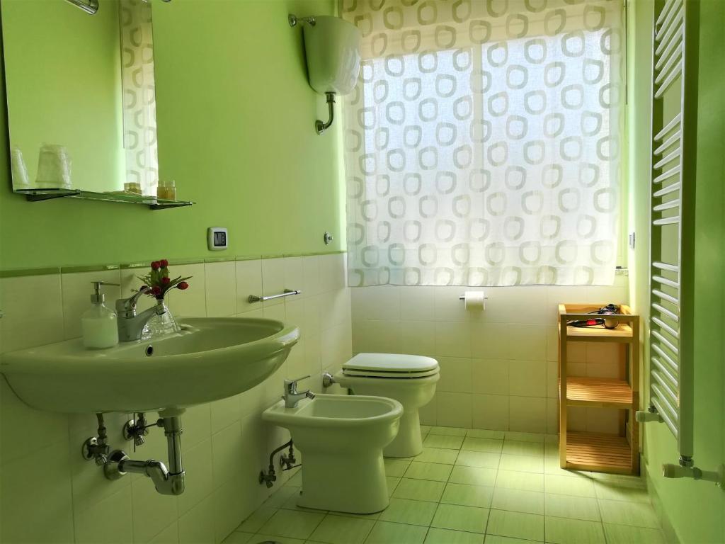 Koupelna v ubytování Zefiro B&B