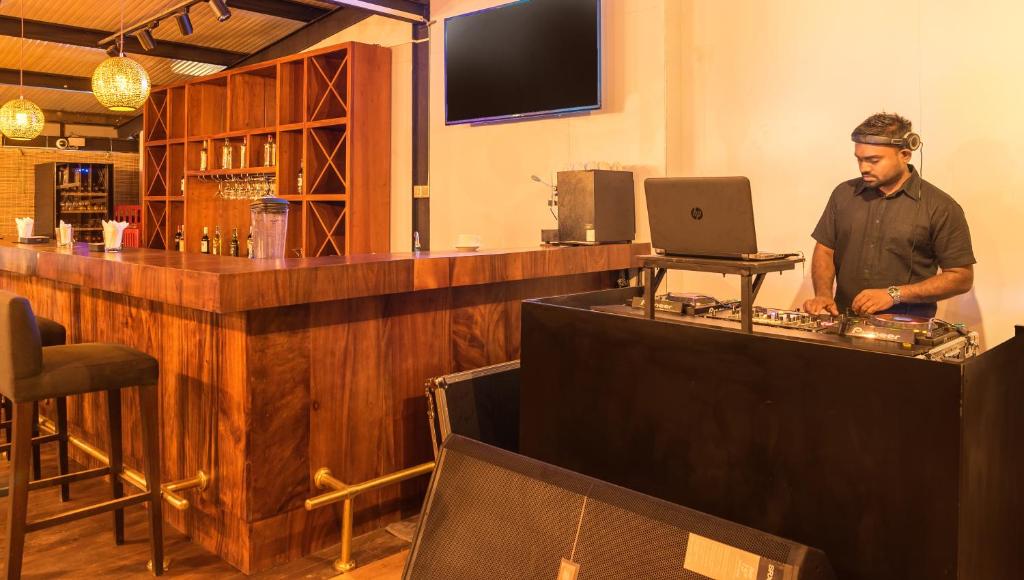 Lounge nebo bar v ubytování Spice Ella