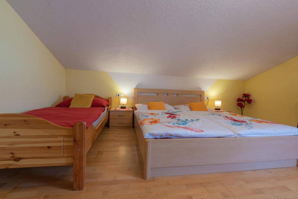 Posteľ alebo postele v izbe v ubytovaní Apart Georg