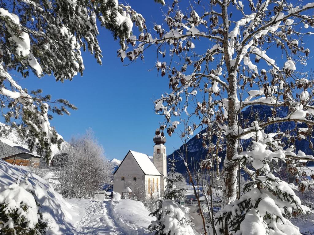 Haus Kristall v zimě