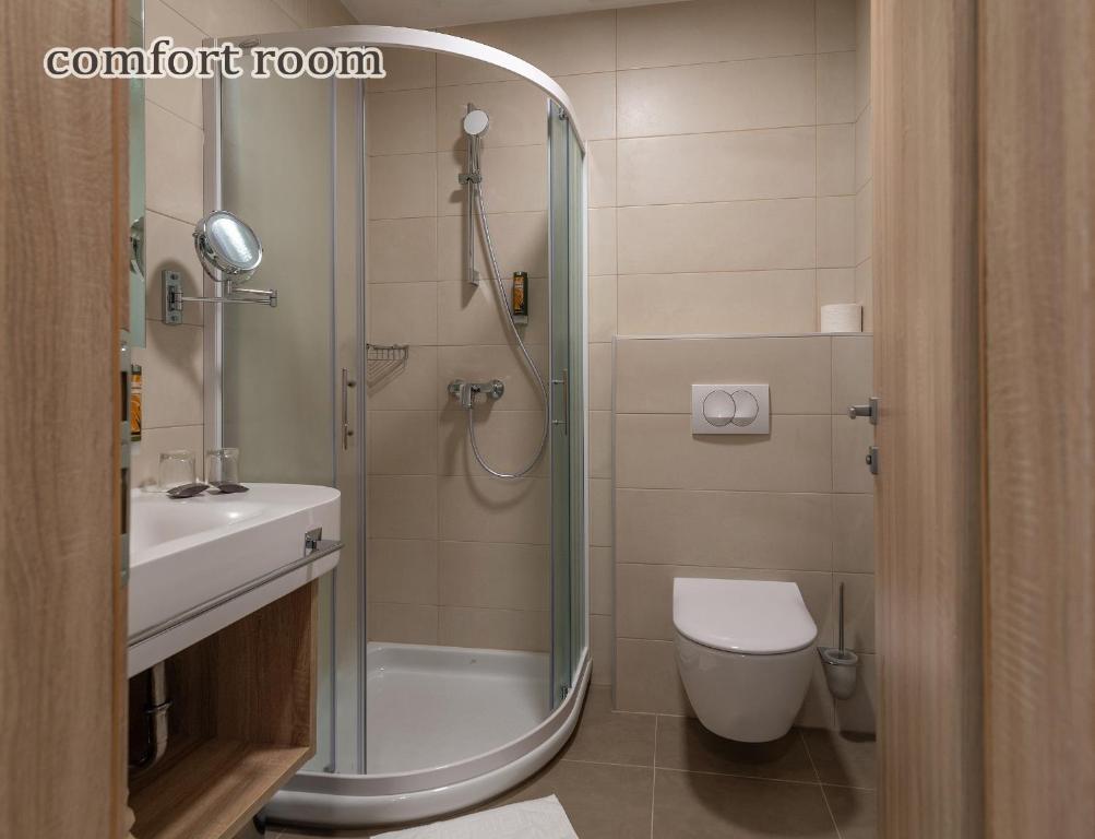 Koupelna v ubytování Grand Hotel Rogaska