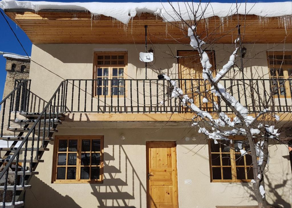 Balkón nebo terasa v ubytování Guesthouse Robi