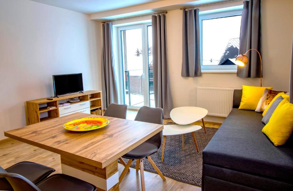 Posezení v ubytování Aparthotel Klínovec Views