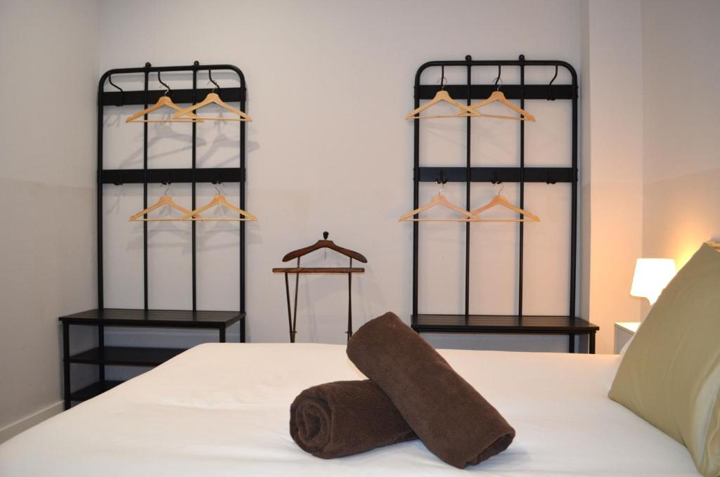 Postel nebo postele na pokoji v ubytování Poble Sec Apartments