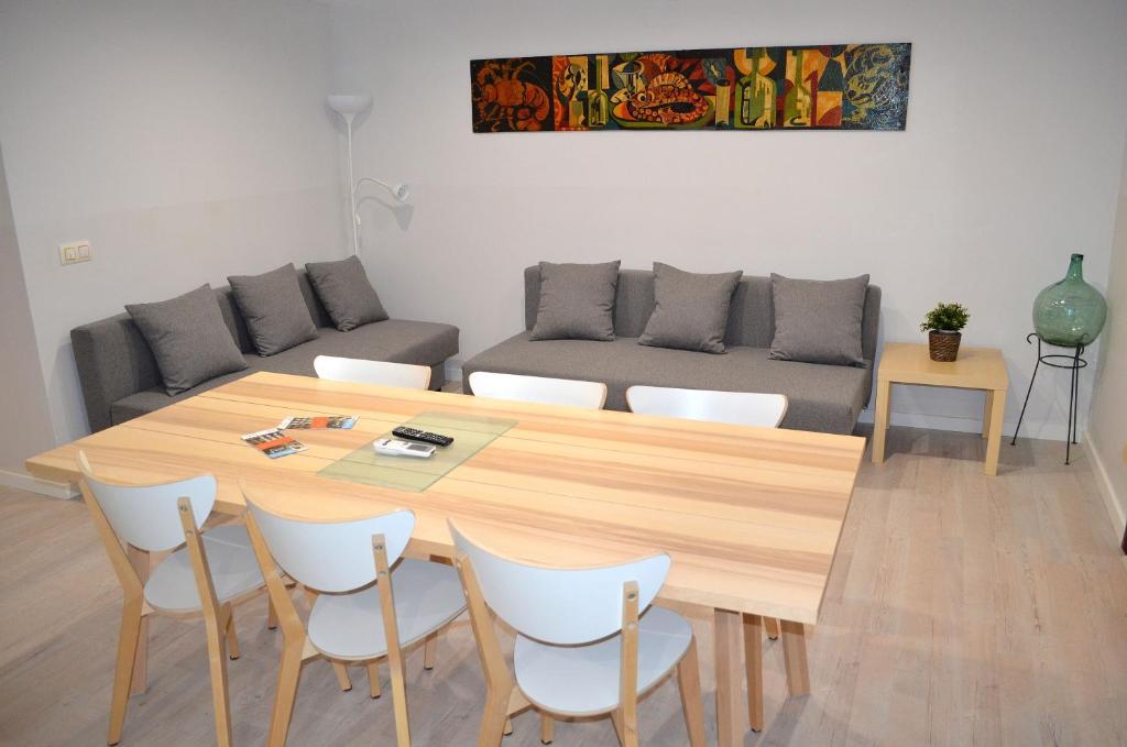 Posezení v ubytování Poble Sec Apartments