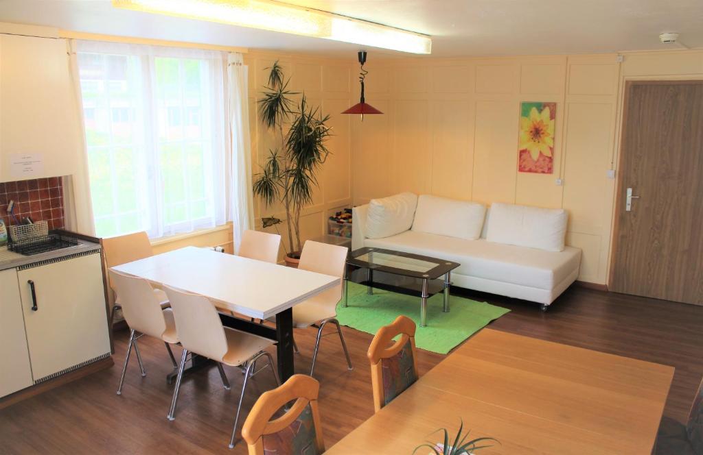 Kuchyň nebo kuchyňský kout v ubytování Galluszentrum