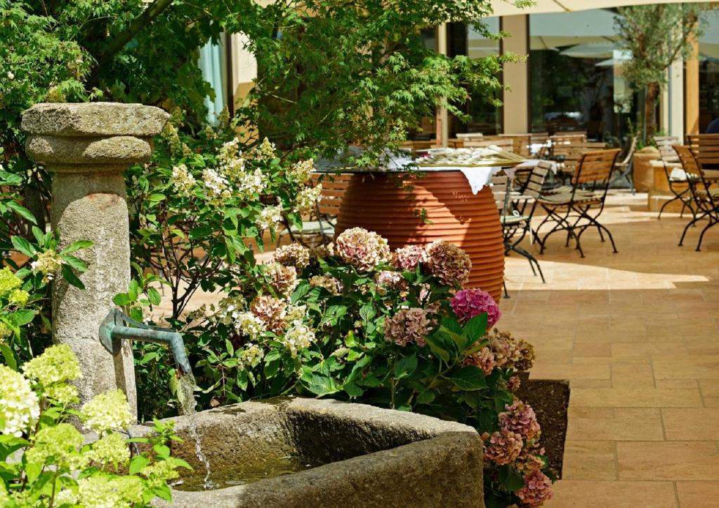 Zahrada ubytování Historisches Gasthaus Hotel Hirschen Horn