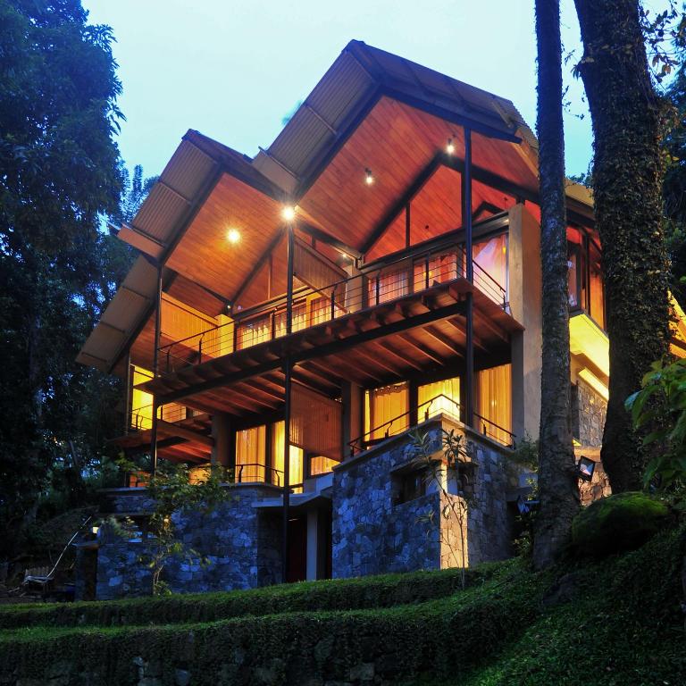 Zahrada ubytování SWP Eco Lodge