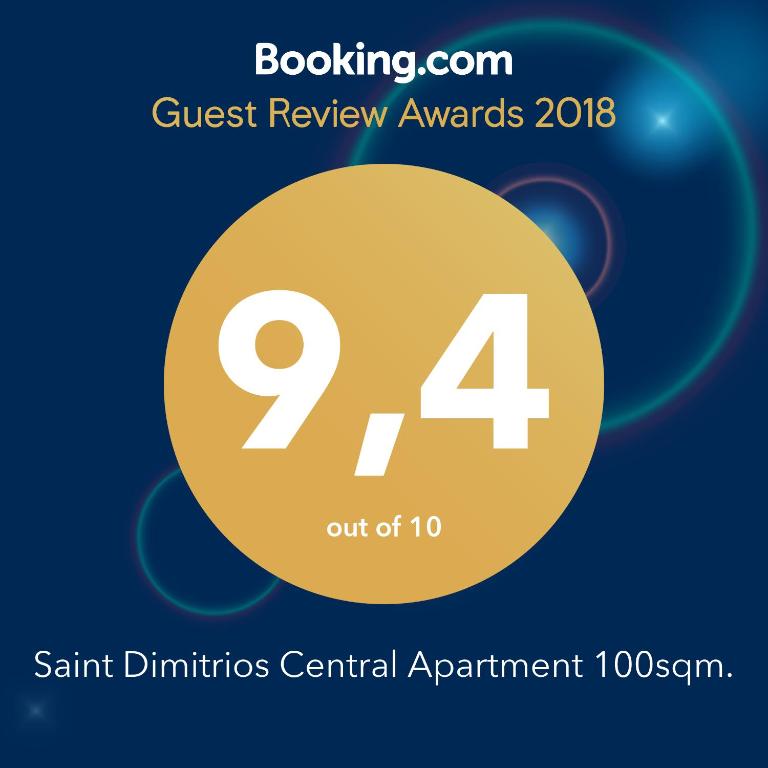Certyfikat, podpis lub inny dokument wystawiony w obiekcie Saint Dimitrios Central Apartment 100sqm.