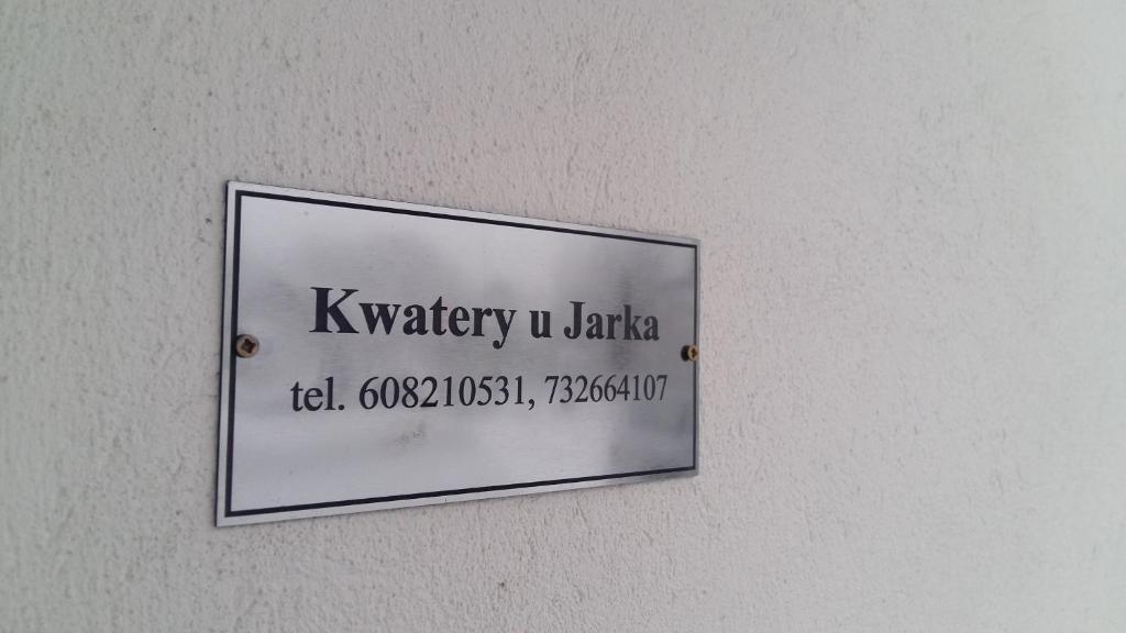 Certifikát, ocenenie alebo iný dokument vystavený v ubytovaní Kwatery u Jarka z ogrodem i parkingiem