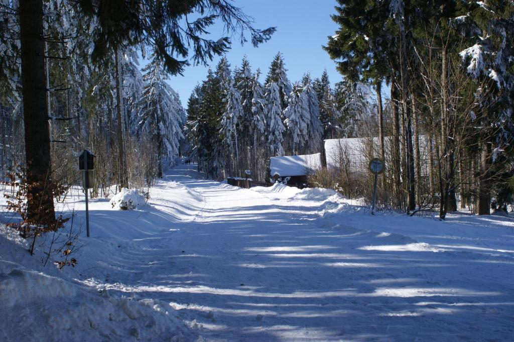 Hotel Haus Oberland v zimě