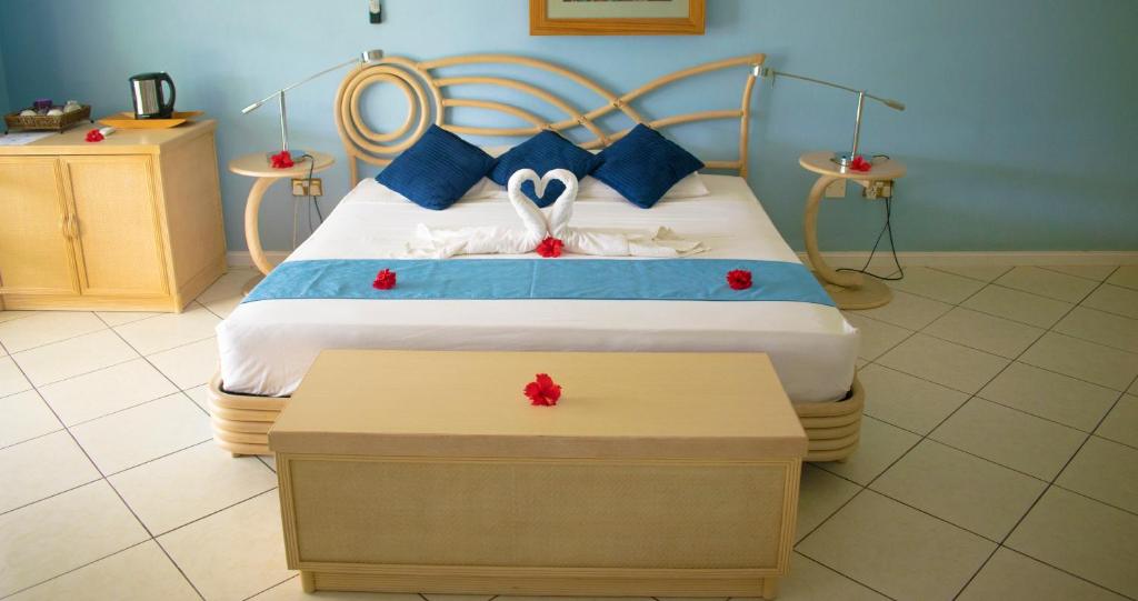Postel nebo postele na pokoji v ubytování Villa De Cerf