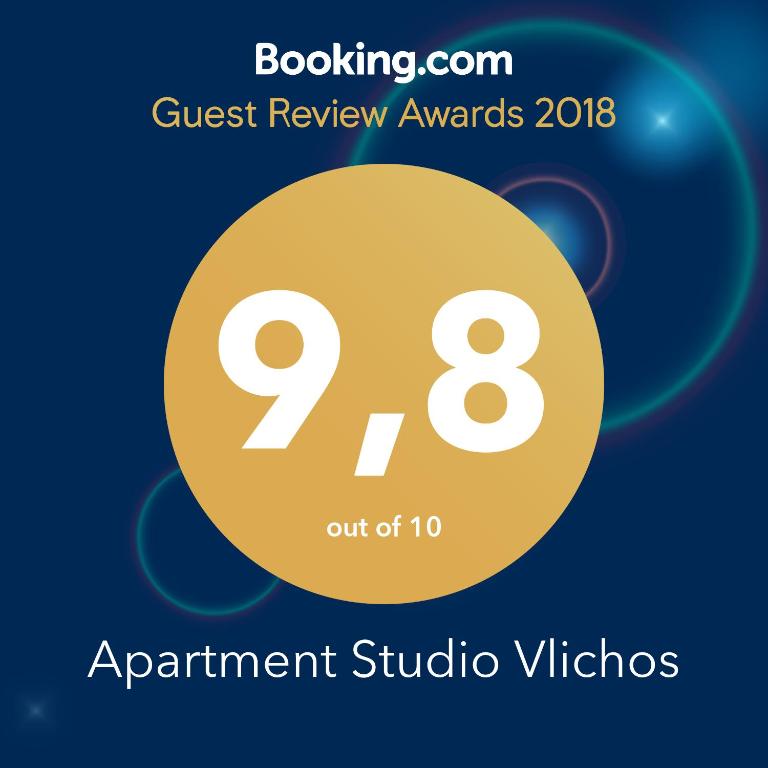 Certifikát, ocenenie alebo iný dokument vystavený v ubytovaní Vlichos Studio Apartment