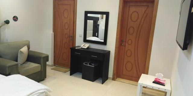 Postel nebo postele na pokoji v ubytování روح الأصيلة للشقق المخدومة Roh Alaseilah Serviced Apartments