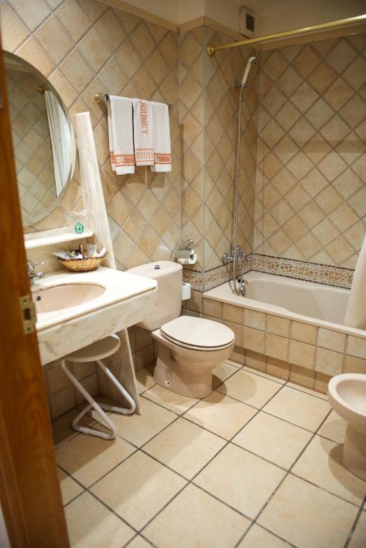 Koupelna v ubytování Hotel Rural Jaumet