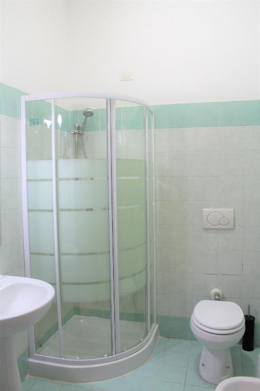 Koupelna v ubytování Hotel Eurorooms