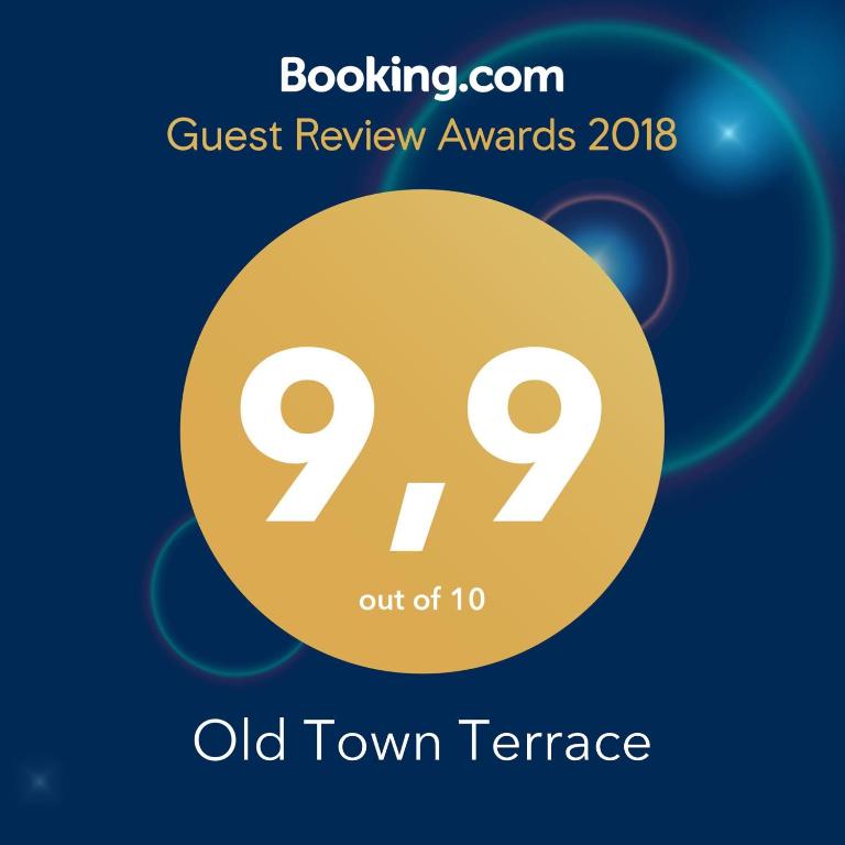 Certyfikat, podpis lub inny dokument wystawiony w obiekcie VIU Old Town Terrace