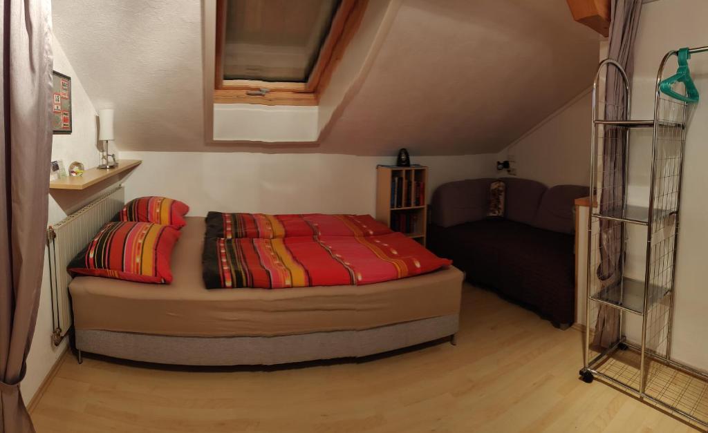 Posteľ alebo postele v izbe v ubytovaní Ferienwohnung Stricker