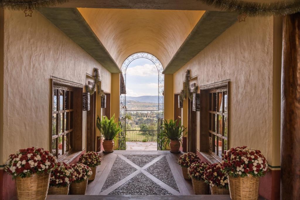 Nespecifikovaný výhled na hory nebo výhled na hory při pohledu z hotelu