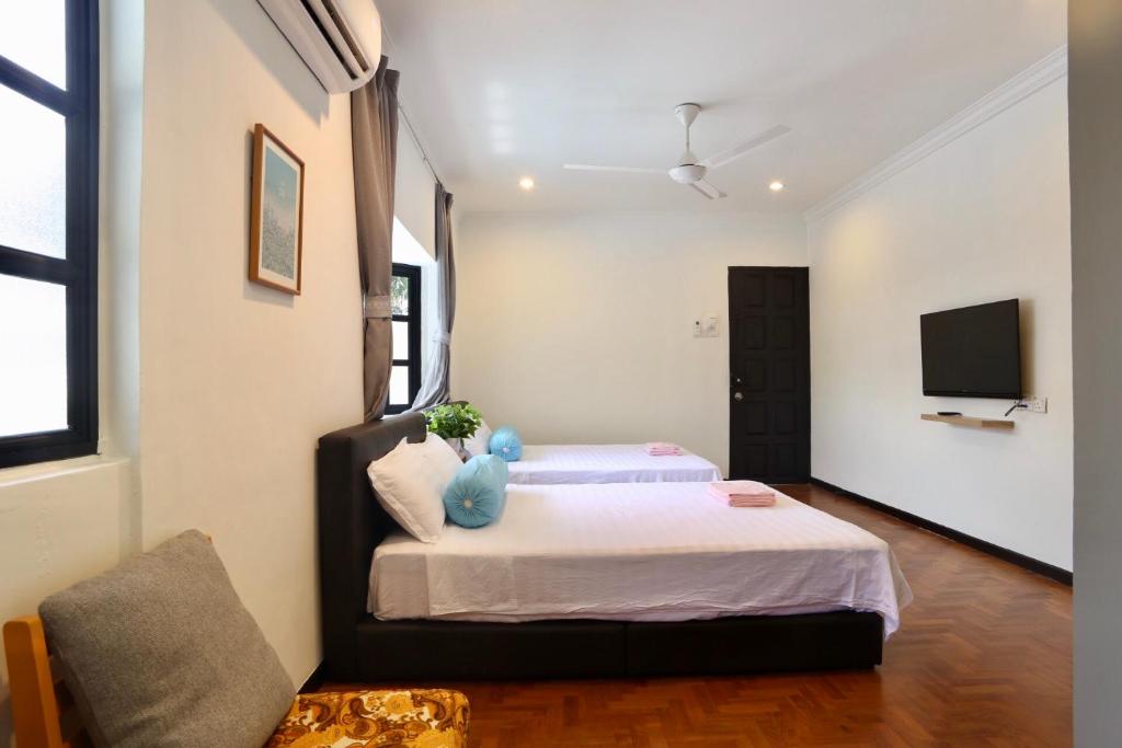 G Beach Front Villa - Deluxe Familienzimmer Mit Badezimmer 205